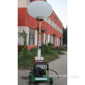 1000w*2 emergency balloon portable mobile light tower with diesel generator FZM-Q1000